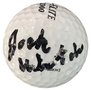 Jack Whitaker Autographed Top Flite 0 XL 2000 Golf Ball