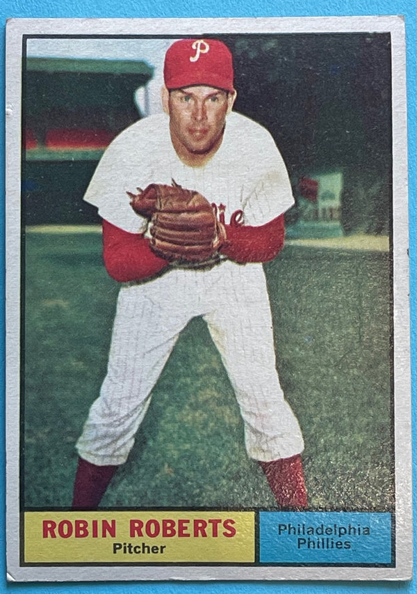 Robin Roberts 1961 Topps Baseball Card #20