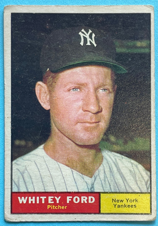 Whitey Ford 1961 Topps Baseball Card #160