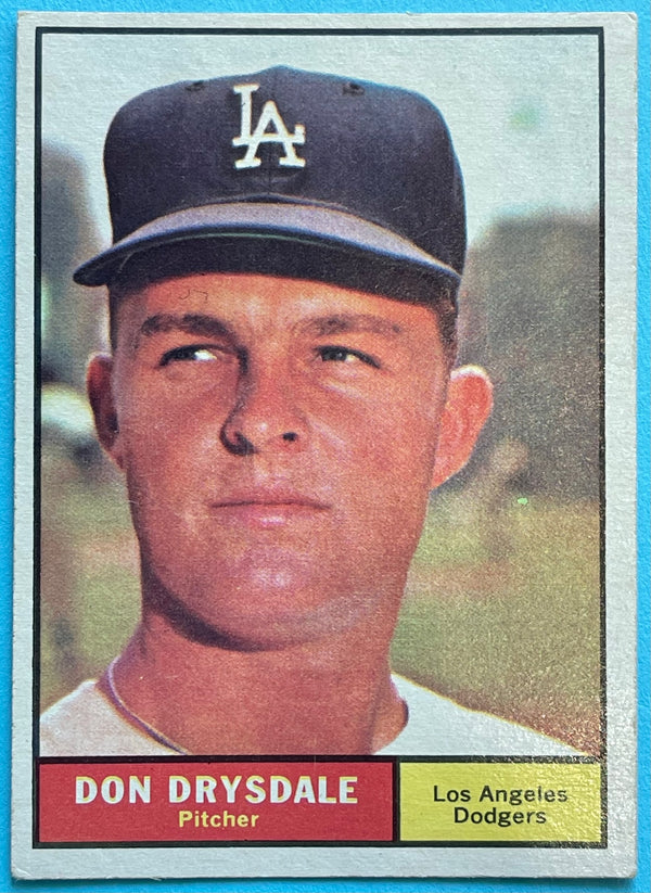 Don Drysdale 1961 Topps Baseball Card #260