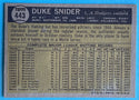 Duke Snider 1961 Topps Baseball Card #443