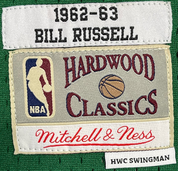 Bill Russell Signed Authentic 1962-63 Mitchell & Ness Boston Celtics Jersey  JSA