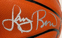 Bill Russell & Larry Bird Signed Autographed Indoor Outdoor Basketball (PSA)