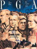 Jack Nicklaus, Arnold Palmer, Gary Player, & Lee Trevino April 1990 PGA Program (JSA)
