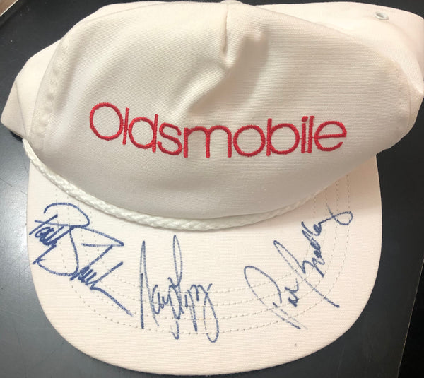 Patty Sheehan, Nancy Lopez & Pat Bradley Autographed Oldsmobile Hat