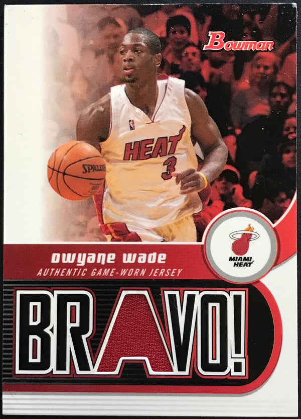 Dwyane Wade 2005-06 Bowman Jersey Relic Card