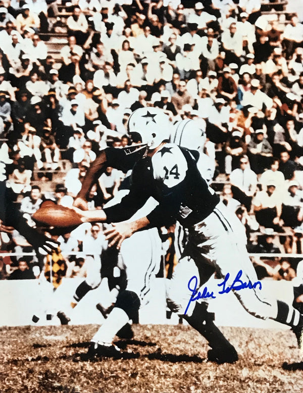 Eddie LeBaron Autographed 8x10 Football Photo