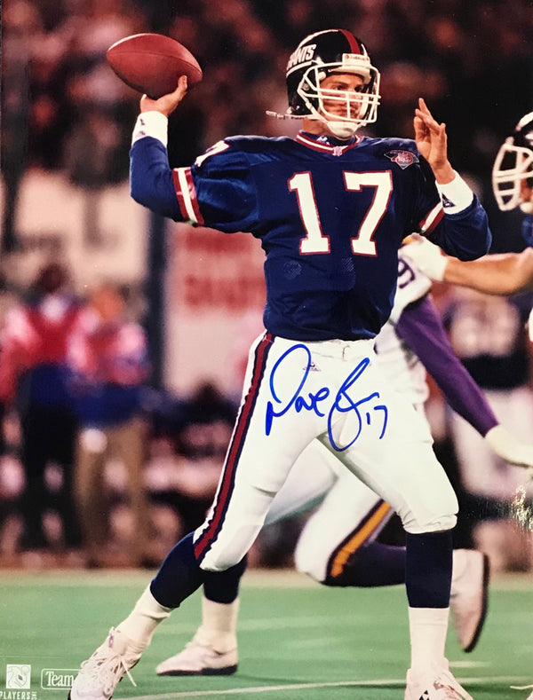 Dave Brown Autographed 8x10 Football Photo