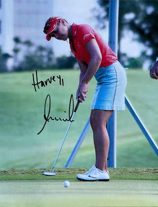 Annika Sorenstam Autographed Golf 8x10 Photo
