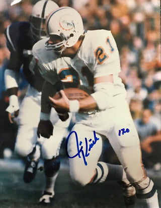 Jim Kiick Autographed 8x10 Football Photo