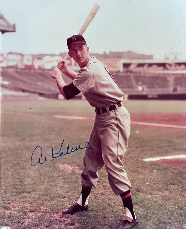 Al Kaline Autographed 8x10 Baseball Photo
