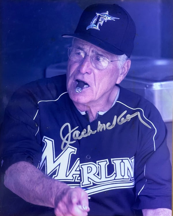 Jack McKeon Autographed 8x10 Baseball Photo