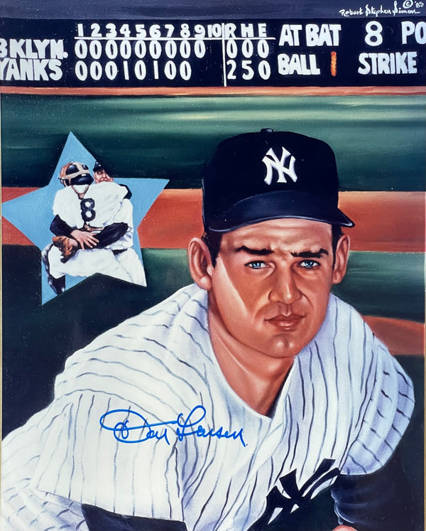 Don Larsen Autographed 8x10 Baseball Photo