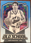 John Stockton 2019-20 Panini Mosaic Old School Insert Card