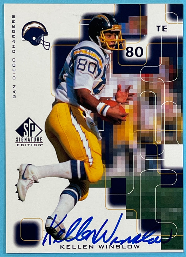 Kellen Winslow autographed 1999 SP Signature Edition Card