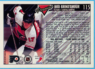 Rod Brind'Amour Autographed 1993-94 Topps Card #115
