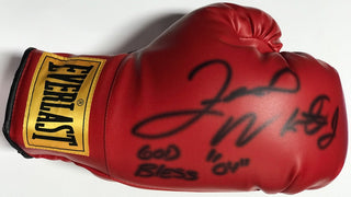 Floyd Mayweather Jr Autographed Red Everlast Right Boxing Glove (JSA)