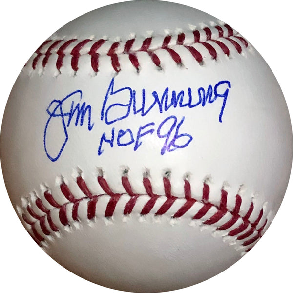 Jim Bunning "HOF 96" Autographed Baseball