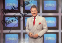 Alex Trebek Autographed Jeopardy 5x7 Promotional postcard (JSA)