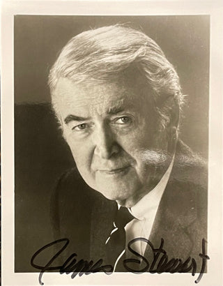 Jimmy Stewart Autographed 4x5 Celebrity Photo (JSA)