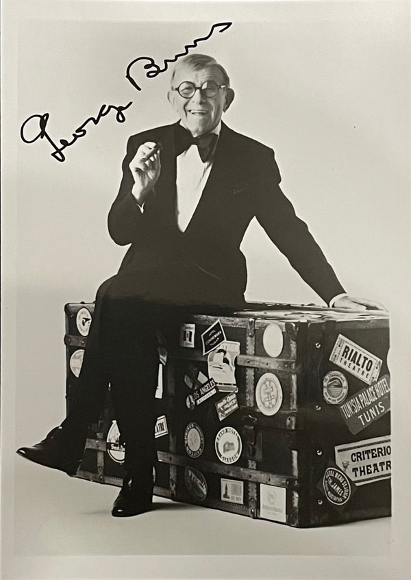George Burns Autographed 5x7 Celebrity Photo (JSA)