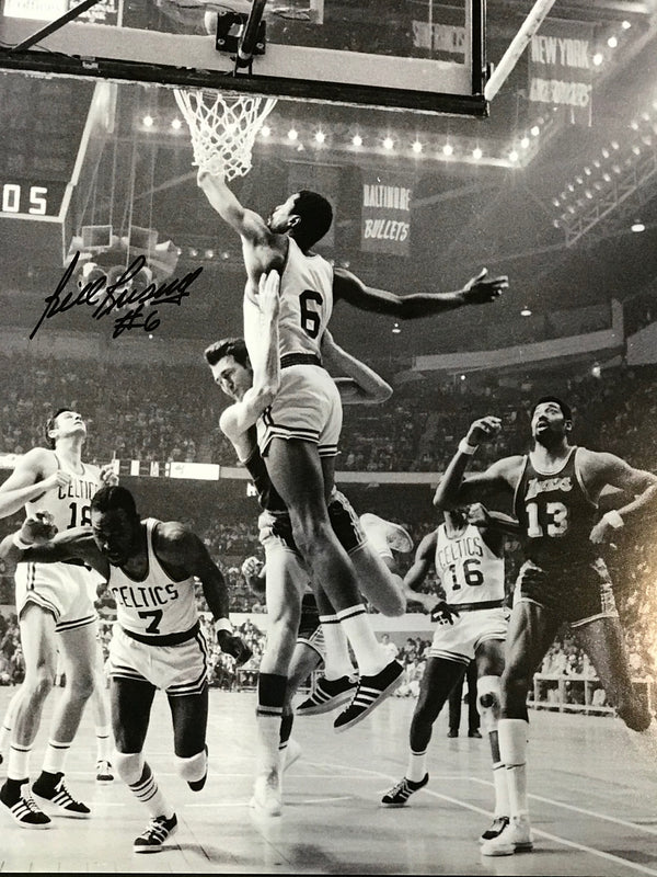 Bill Russell Autographed 16x20 Basketball Photo