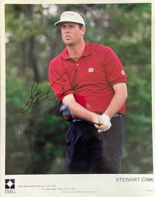 Stewart Cink Signed Golf 8x10 Photo
