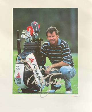 Nick Faldo Signed Golf 8x10 Photo