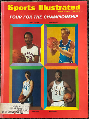 Dan Issel & Bob Lanier Unsigned Sports Illustrated March 16 1970