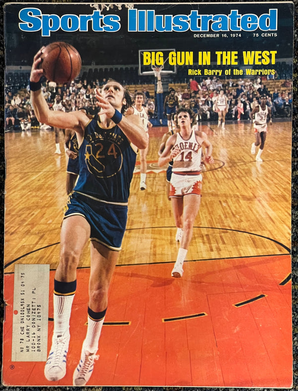 Rick Barry Unsigned Sports Illustrated Magazine December 16 1974