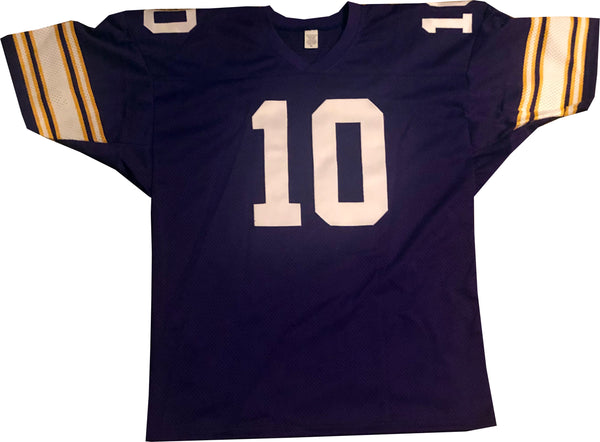 Fran Tarkenton HOF 86 Autographed Minnesota Vikings Jersey (JSA)