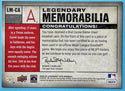 Rod Carew 2008 Upper Deck SP Legendary Cuts Game Used Jersey Card 68/99