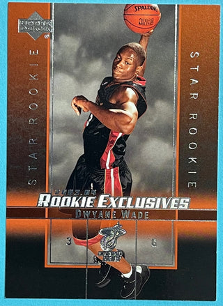 Dwyane Wade 2003-04 Upper Deck Rookie Exclusives Rookie Card RC #5