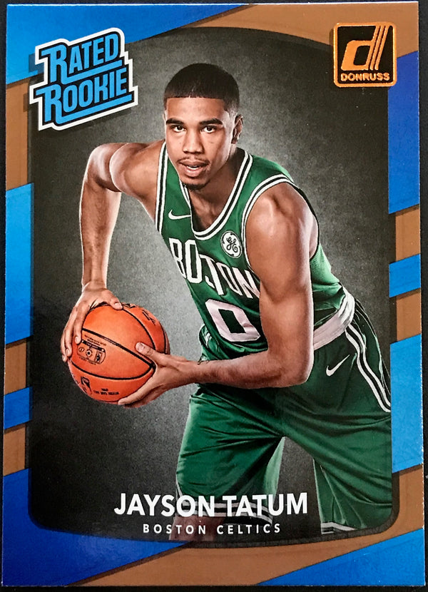 Jayson Tatum 2017-18 Panini Donruss Basketball Rookie Card