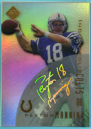 Peyton Manning 1998 Collectors Edge RC Promo Football Card