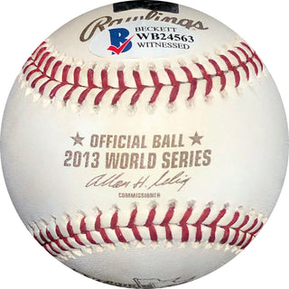 David Ortiz "2013 WS MVP" Autographed 2013 World Series Baseball (BGS)