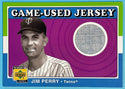 Jim Perry 2001 Upper Deck Game Used Jersey Card J-JP