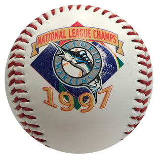 Marlins 1997 National League Champs World Series Fotoball