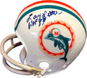 Larry Little "HOF 93" Autographed Miami Dolphins Mini Helmet (PSA)