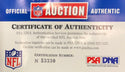 Larry Little "HOF 93" Autographed Miami Dolphins Mini Helmet (PSA)