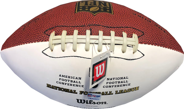 Larry Little "HOF 93" Autographed White Panel Football (PSA)