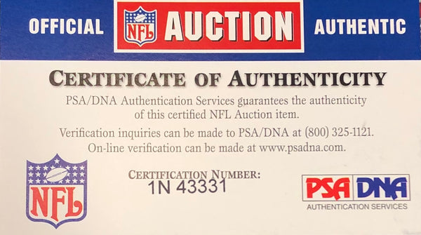 Larry Little "HOF 93" Autographed White Panel Football (PSA)
