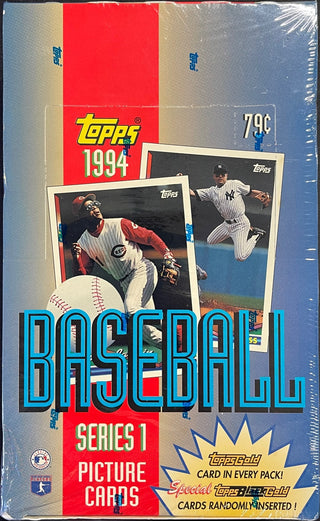 1994 Topps Baseball Series 1 Wax Box 36 Packs Factory Sealed w/Gold Cards