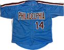 Pete Rose "80 WS Champs" Autographed Philadelphia Phillies Jersey (Fiterman)