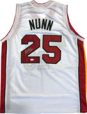 Kendrick Nunn Autographed Miami Heat Custom White Jersey (JSA)