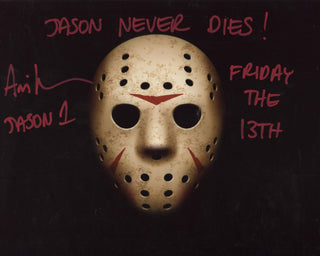 Ari Lehman "Jason 1" "F13 1980" "JASON NEVER DIES" Autographed Friday the 13th Jason Voorhees 8x10 Photo