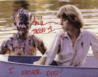 Ari Lehman "Boy in the Lake" "Friday the 13th 1980" Autographed Jason Voorhees 8x10 Photo