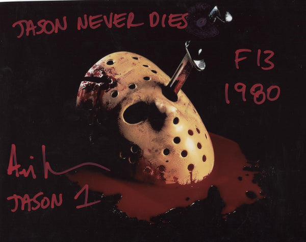 Ari Lehman "Jason 1" "Friday The 13th" Autographed Friday the 13th Jason Voorhees 8x10 Photo