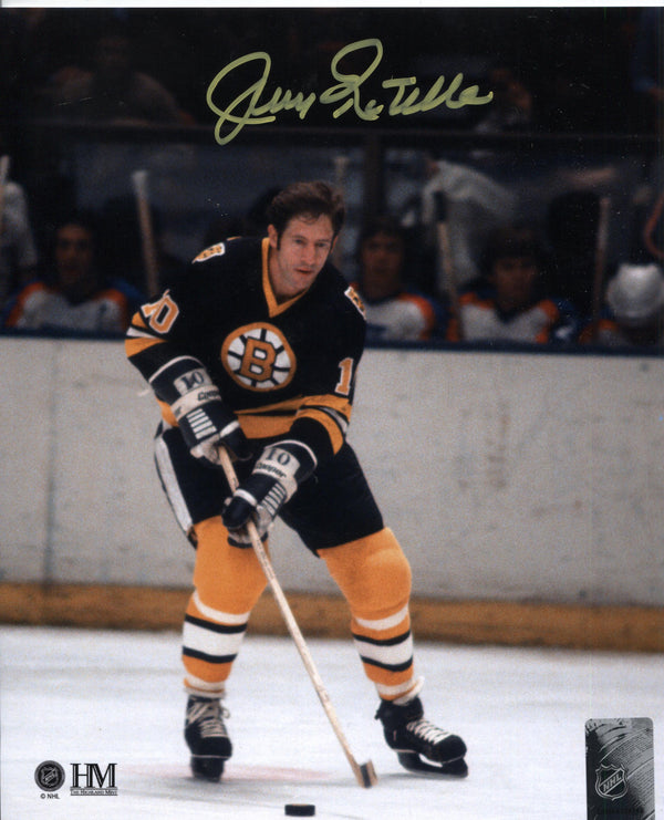 Jean Ratelle Autographed 8x10 Photo Boston Bruins
