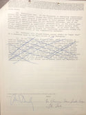 Brian Dennehy Autographed Contract (JSA)